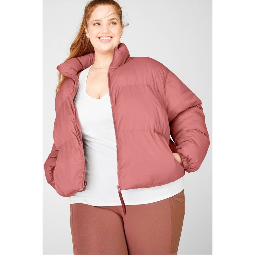 Fabletics Wander Cropped Puffer Jacket - image 2